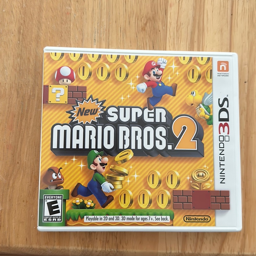 Super Mario bros 2 3DS Nintendo game